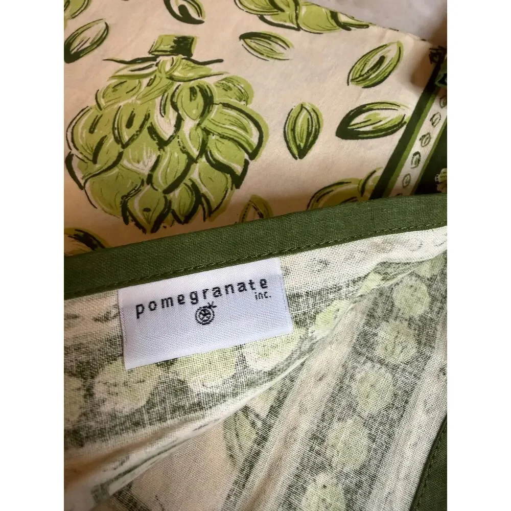 Pomegranate Dancing Artichoke & Pear Napkin Linen Bundle